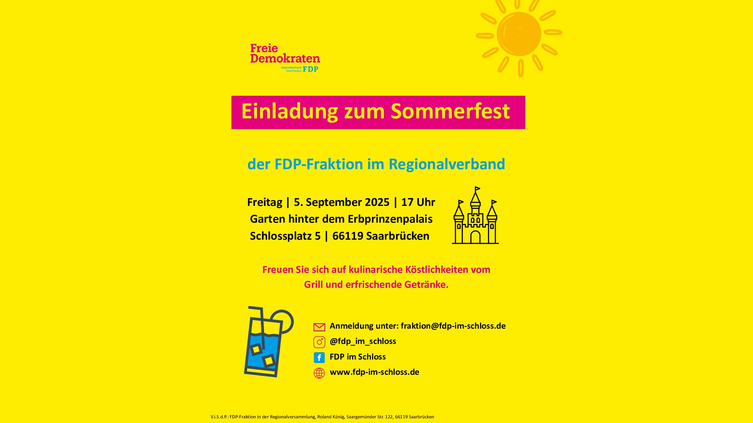 Sommerfest der FDP-Fraktion im Regionalverband